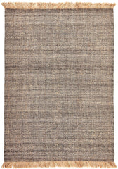 160x160 cm Indian Wool Multicolor Rug-200024WD, Dark Grey - Rugmaster