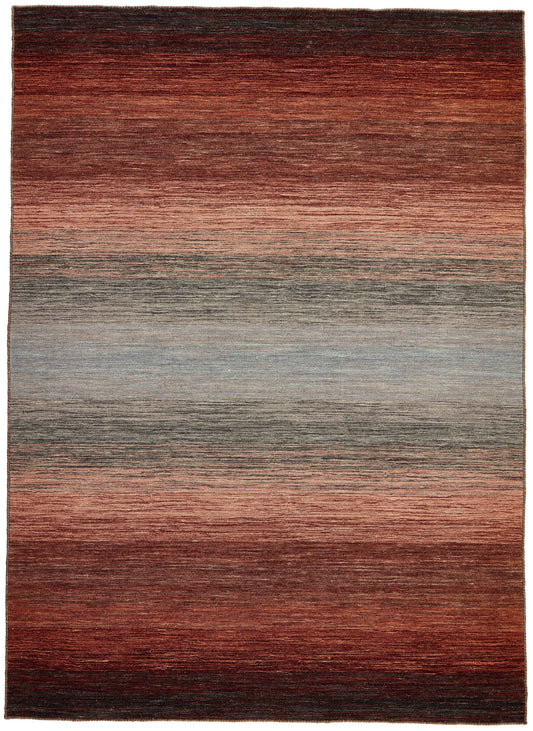 160x160 cm Indian Wool Multicolor Rug-HLD200111, Brown Multi - Rugmaster