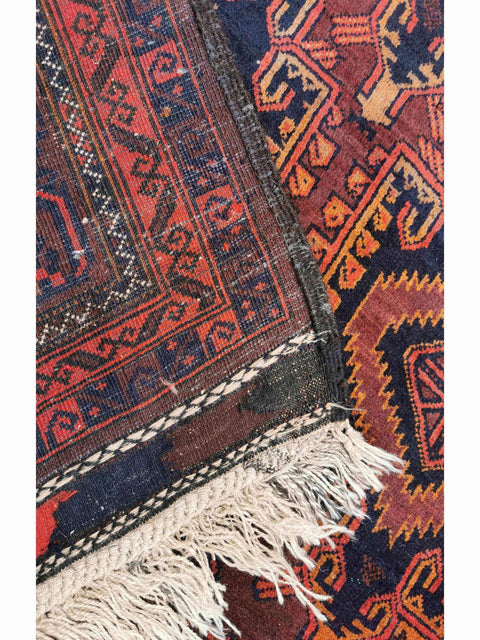 161 x 294 cm Afghan Khan Tribal Brown Rug - Rugoutlet