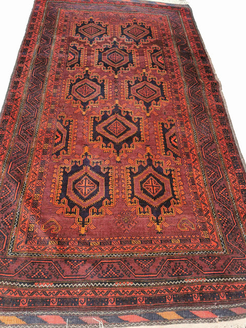 161 x 294 cm Afghan Khan Tribal Brown Rug - Rugmaster