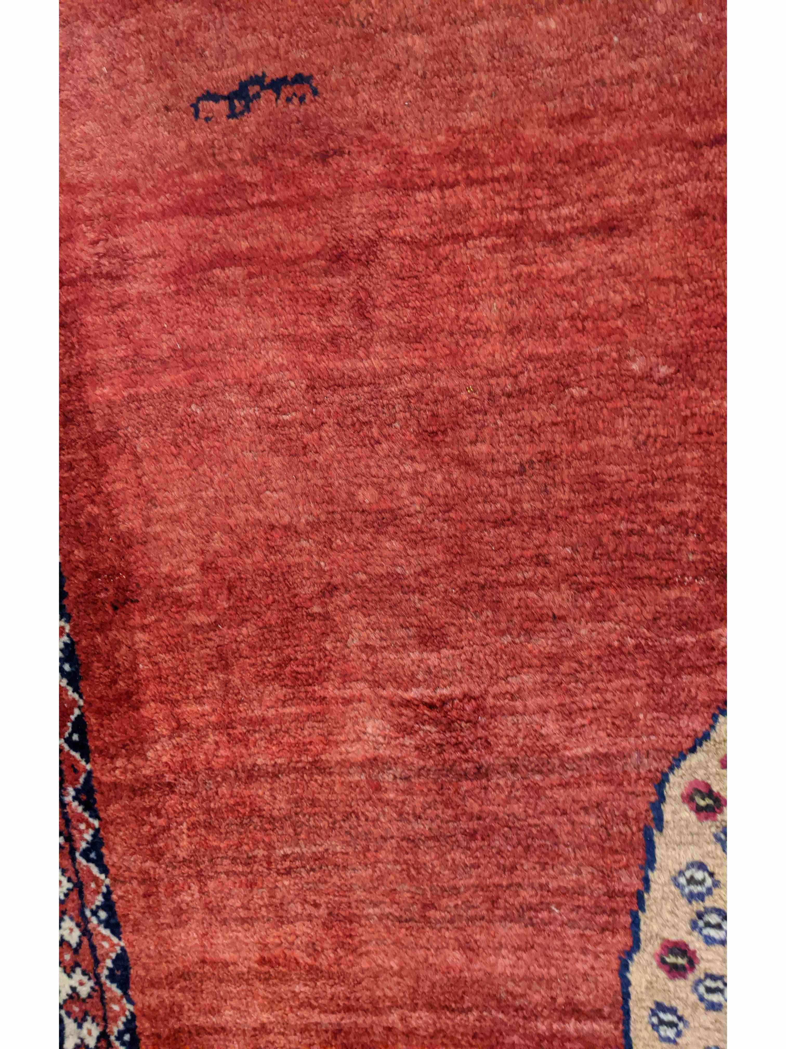 163 x 110 cm nomadic qashqai Tribal Red Lion Rug - Rugoutlet