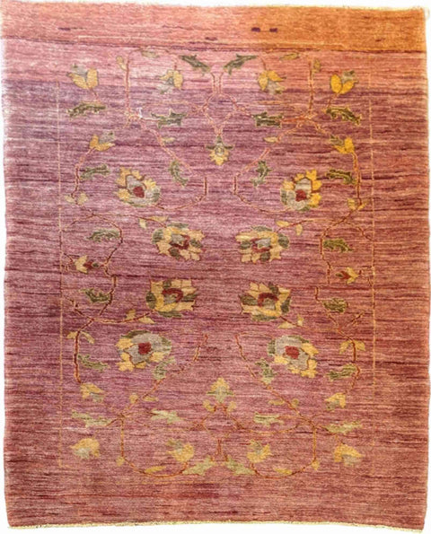 164 x 124 cm Handmade Traditional Brown Rug - Rugoutlet