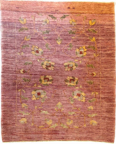 164 x 124 cm Handmade Traditional Brown Rug - Rugoutlet