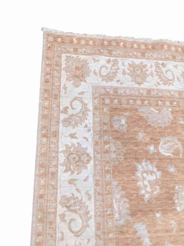 164 x 230 cm Traditional Handmade Traditional Brown Rug - Rugmaster