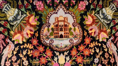 165 x 100 cm Fine Persian Tabriz Traditional Yellow Rug - Rugoutlet