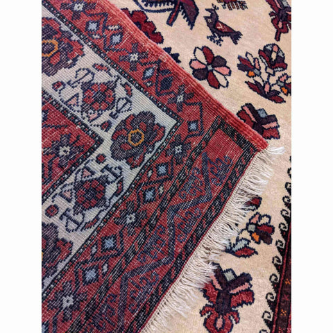 165 x 105 cm Persian Baluch Tribal Red Rug - Rugoutlet