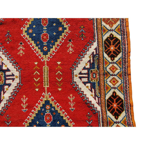 165 x 110 cm Moroccan Red Rug - Rugoutlet