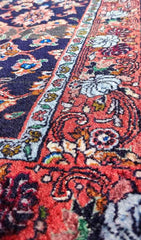 165 x 110 cm persian bijar Traditional Red Rug - Rugmaster