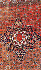 165 x 153 cm persian bijar Traditional Orange Rug - Rugmaster