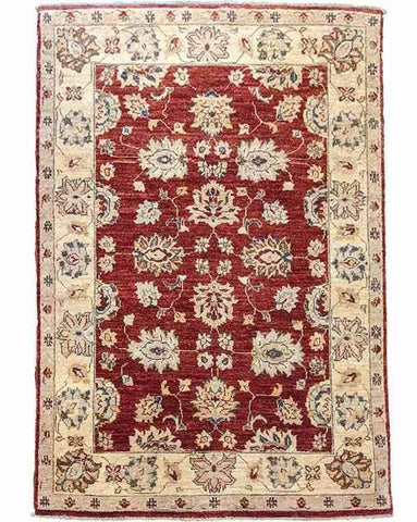 167 x 124 cm Ziegler Natural dye Beige Rug - Rugoutlet