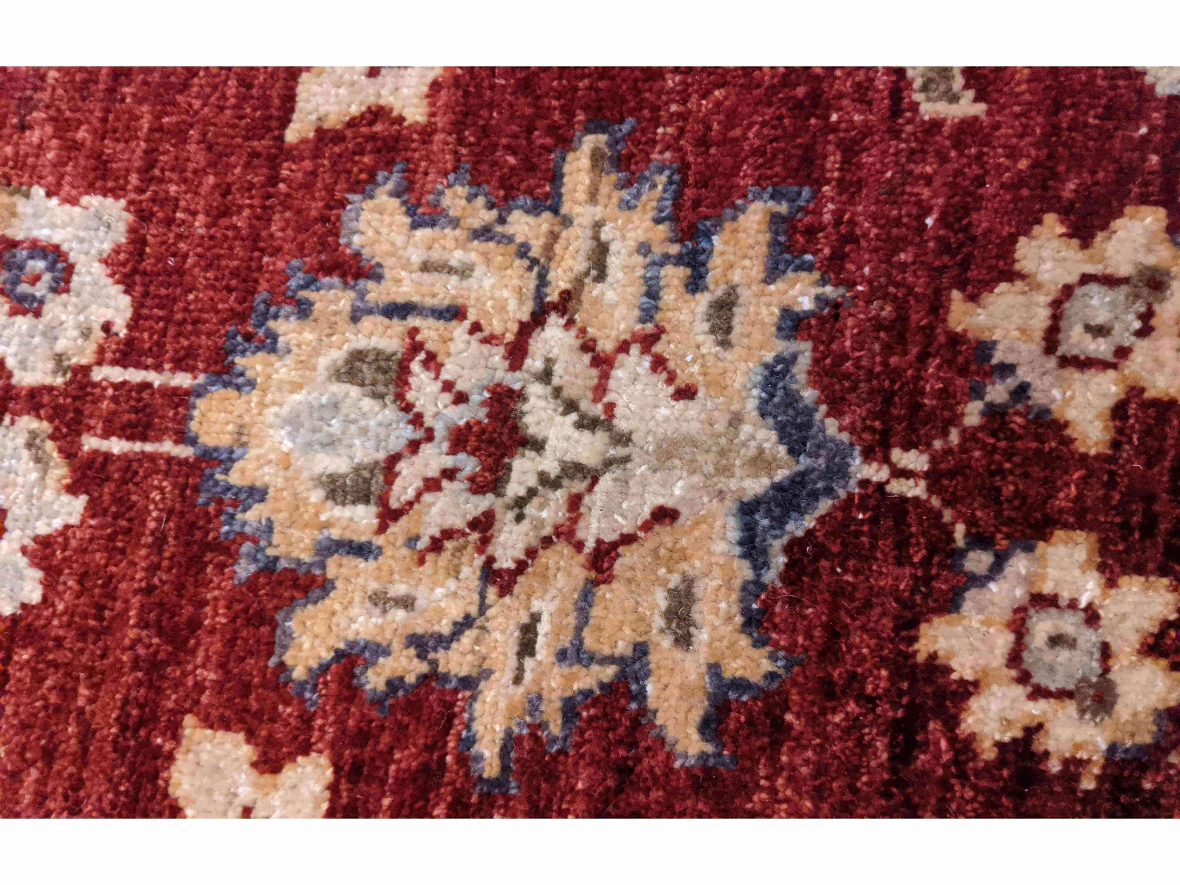 167 x 124 cm Ziegler Natural dye Antique Beige Rug - Rugmaster