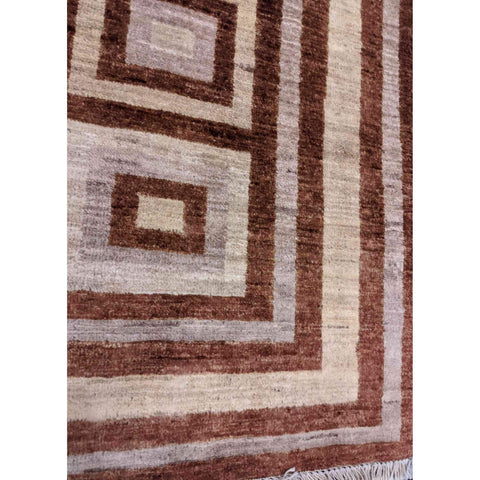 169 x 239 cm Handmade Brown & Yellow Rug - Rugoutlet