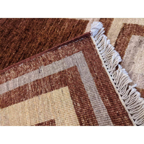 169 x 239 cm Modern Handmade Brown & Yellow Rug - Rugmaster