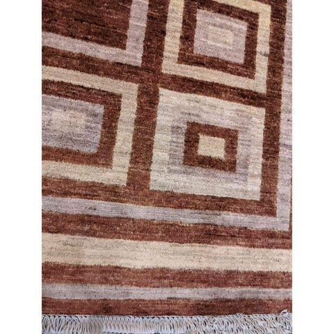 169 x 239 cm Handmade Brown & Yellow Rug - Rugoutlet
