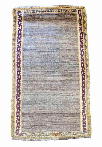 170 x 100 cm Persian Gabbeh Tribal Grey Rug - Rugoutlet