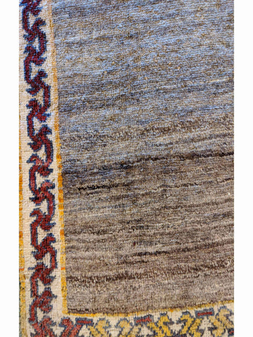 170 x 100 cm Persian Gabbeh Tribal Grey Rug - Rugoutlet