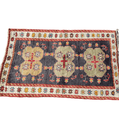 170 x 108 cm Persian tribal Qashqai Tribal Tan Rug - Rugmaster