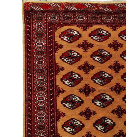170 x 122 cm Turkoman Tribal Red Rug - Rugmaster