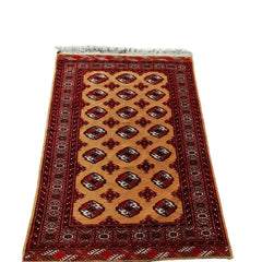 170 x 122 cm Turkoman Tribal Red Rug - Rugmaster