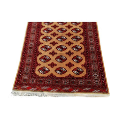 170 x 122 cm Turkoman Tribal Red Rug - Rugoutlet