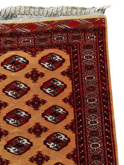 170 x 122 cm Turkoman Tribal Red Rug - Rugmaster