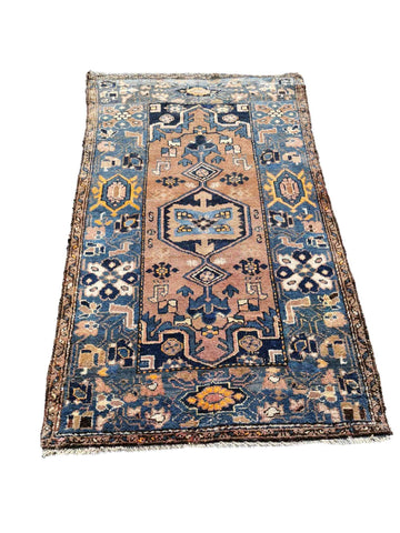 171 x 111 cm Persian tribal Lori Tribal Brown Rug - Rugoutlet