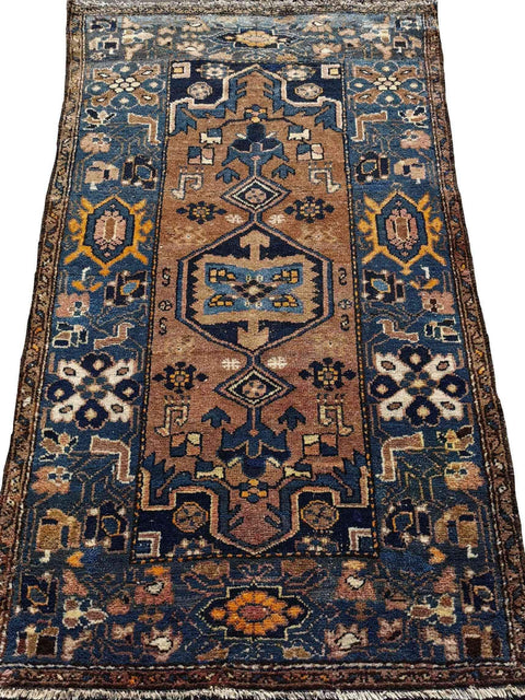 171 x 111 cm Persian tribal Lori Tribal Brown Rug - Rugoutlet