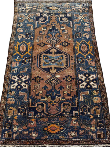 171 x 111 cm Persian tribal Lori Tribal Brown Rug - Rugoutlet