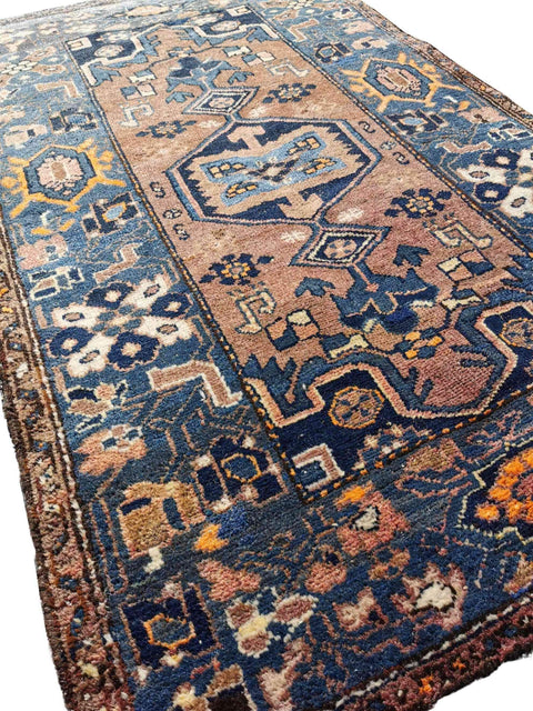 171 x 111 cm Persian tribal Lori Tribal Brown Rug - Rugoutlet