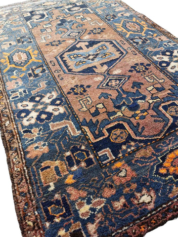 171 x 111 cm Persian tribal Lori Tribal Brown Rug - Rugoutlet
