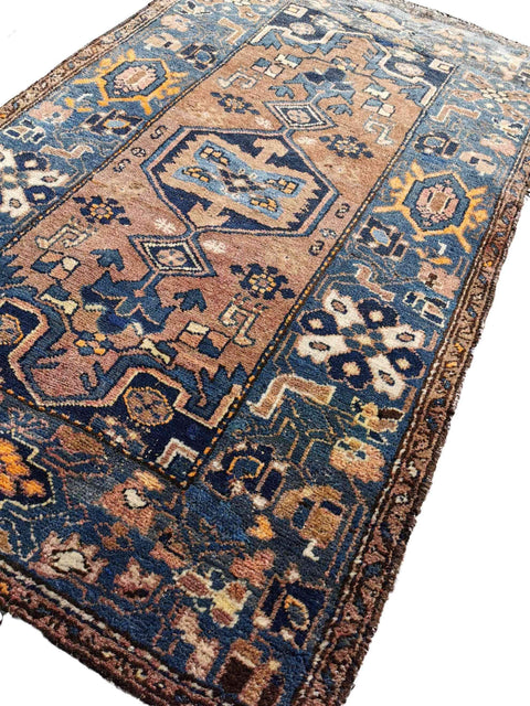 171 x 111 cm Persian tribal Lori Tribal Brown Rug - Rugoutlet