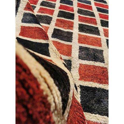 172 x 102 cm Gabbeh Persian Tribal Beige Rug - Rugoutlet