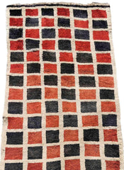 172 x 102 cm Gabbeh Persian Tribal Beige Rug - Rugmaster