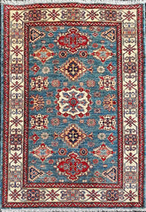 172 x 125 cm kazak Traditional Red Rug - Rugmaster