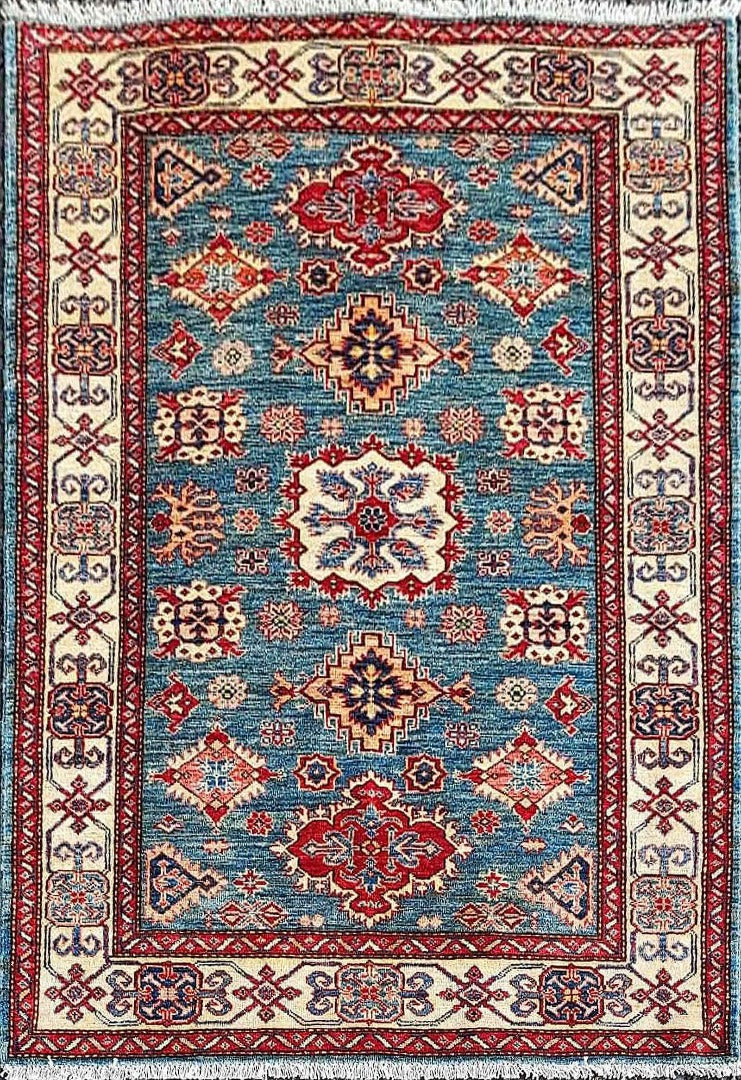 172 x 125 cm kazak Traditional Red Rug - Rugoutlet