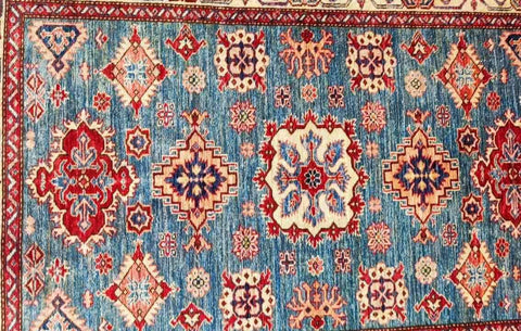 172 x 125 cm kazak Traditional Red Rug - Rugoutlet