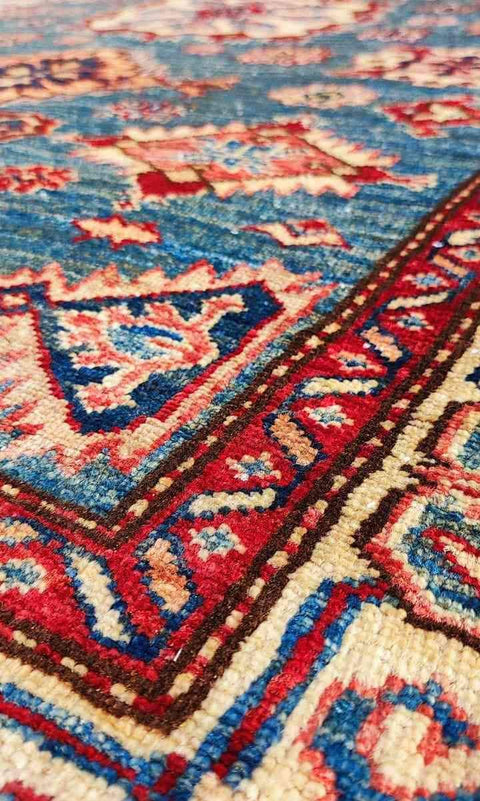 172 x 125 cm kazak Traditional Red Rug - Rugoutlet