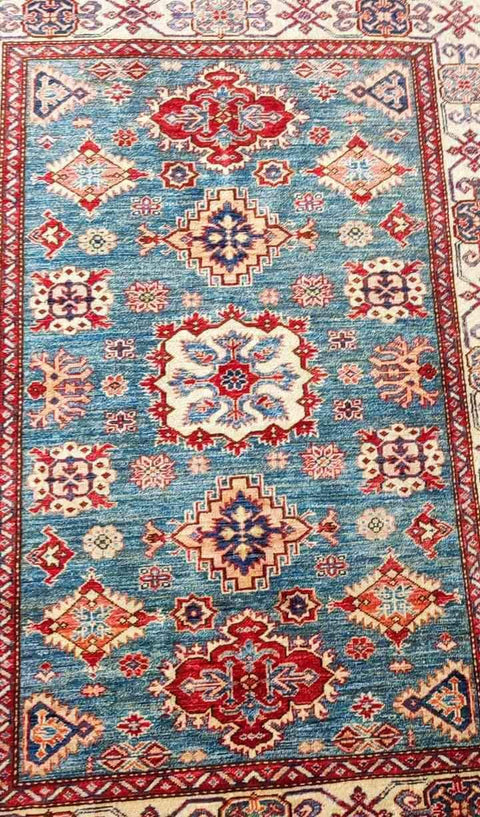 172 x 125 cm kazak Traditional Red Rug - Rugoutlet