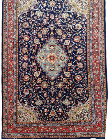 172 x 135 cm Persian Sarouq Traditional Purple Rug - Rugoutlet