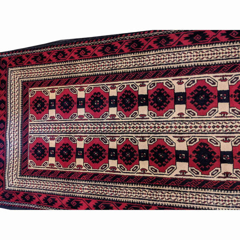 173 x 100 cm Persian Baluch Tribal Red Rug - Rugoutlet