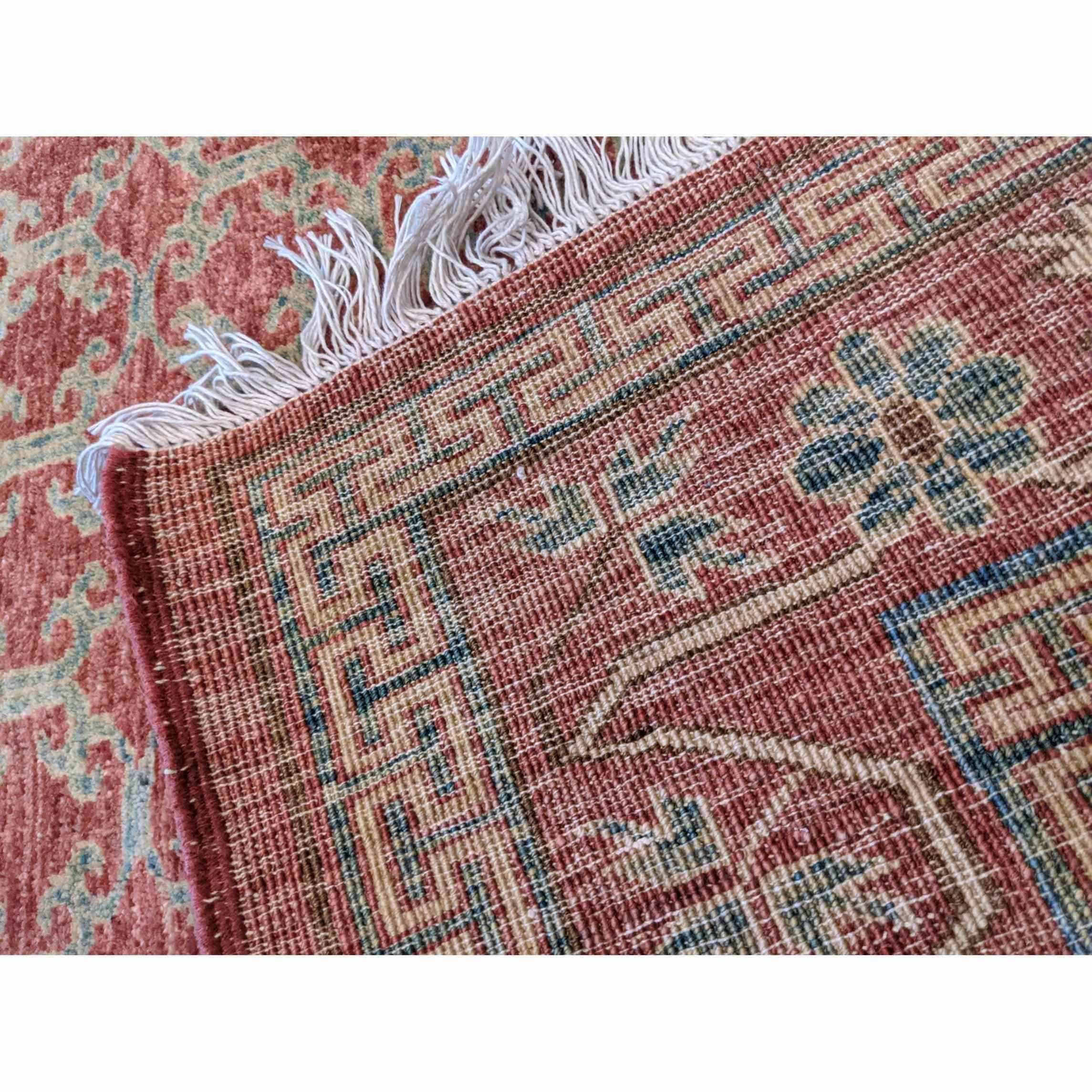 173 x 125 cm Natural Dye Brown Rug - Rugoutlet