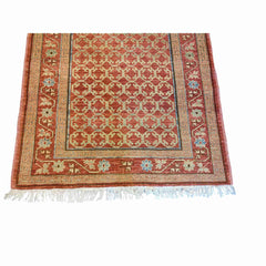 173 x 125 cm Natural Dye Brown Rug - Rugoutlet