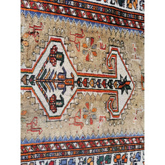 174 x 95 cm Persian tribal Baluch Tribal Brown Rug - Rugmaster