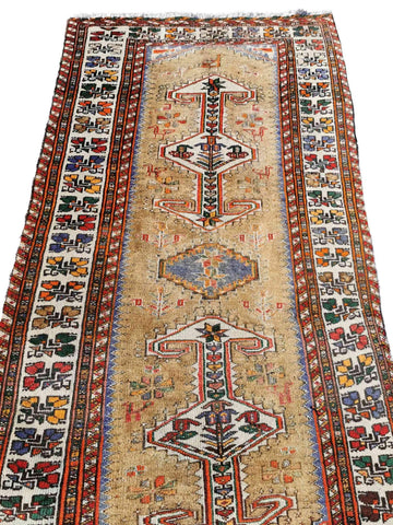 174 x 95 cm Persian tribal Baluch Tribal Brown Rug - Rugmaster