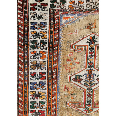 174 x 95 cm Persian tribal Baluch Tribal Brown Rug - Rugoutlet