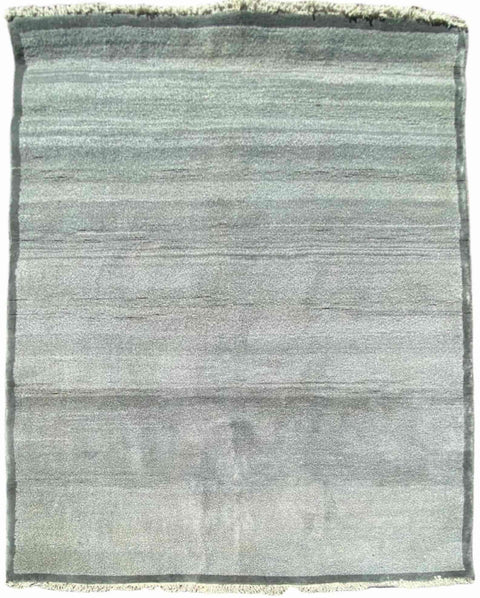 176 x 127 cm Hand made Grey Rug - Rugoutlet