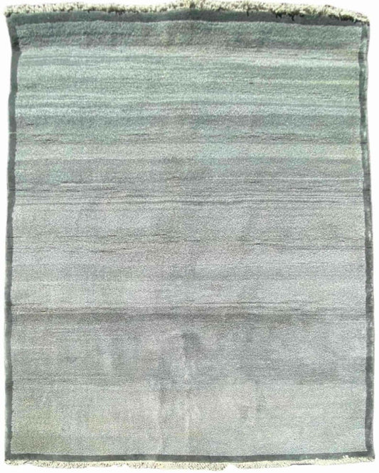 176 x 127 cm Modern Hand made Modern Grey Rug - Rugmaster