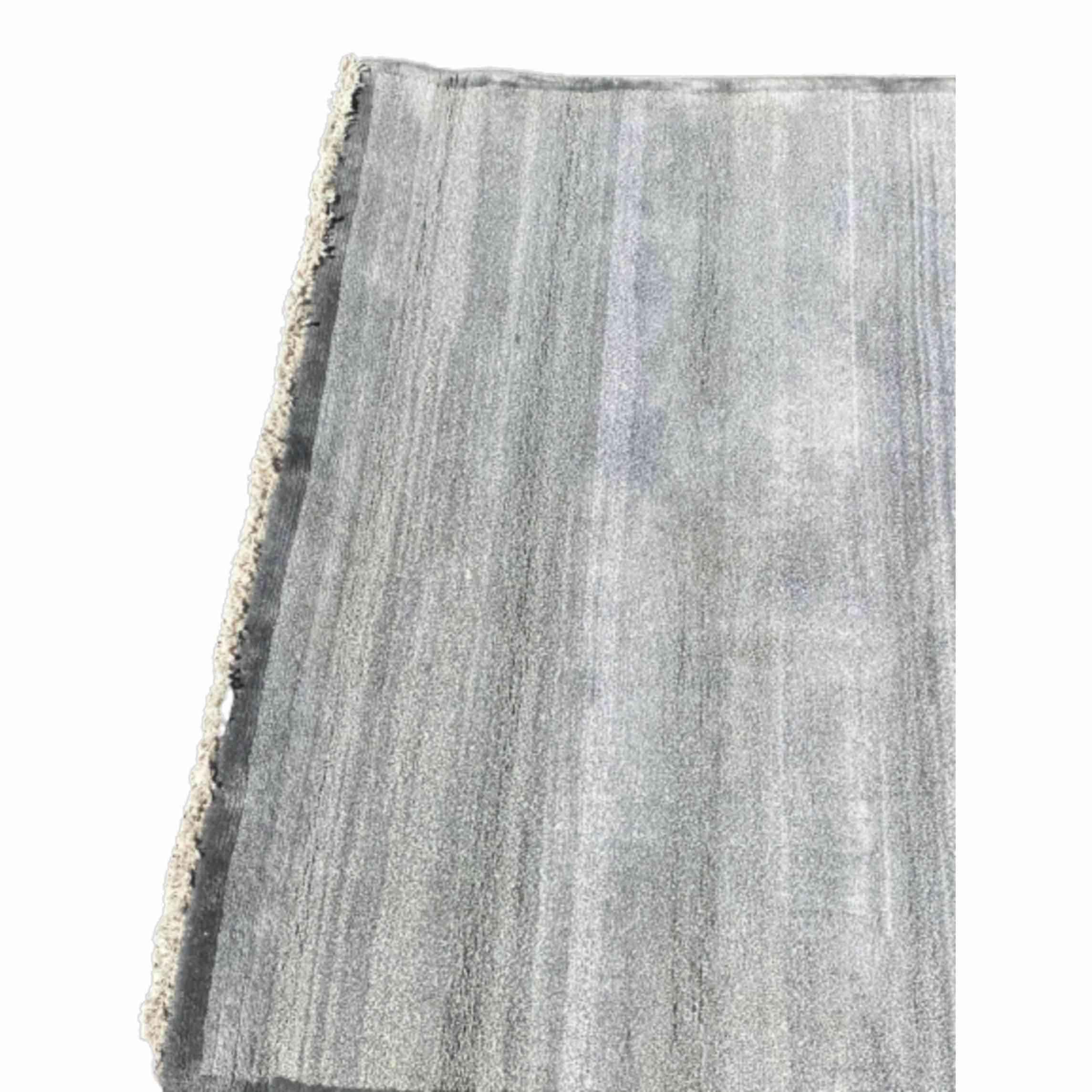 176 x 127 cm Hand made Grey Rug - Rugoutlet