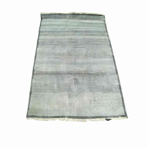 176 x 127 cm Hand made Grey Rug - Rugoutlet