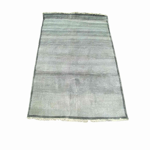 176 x 127 cm Hand made Grey Rug - Rugoutlet